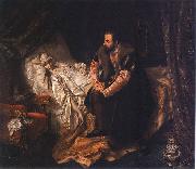 Jozef Simmler The Death of Barbara Radziwill USA oil painting artist